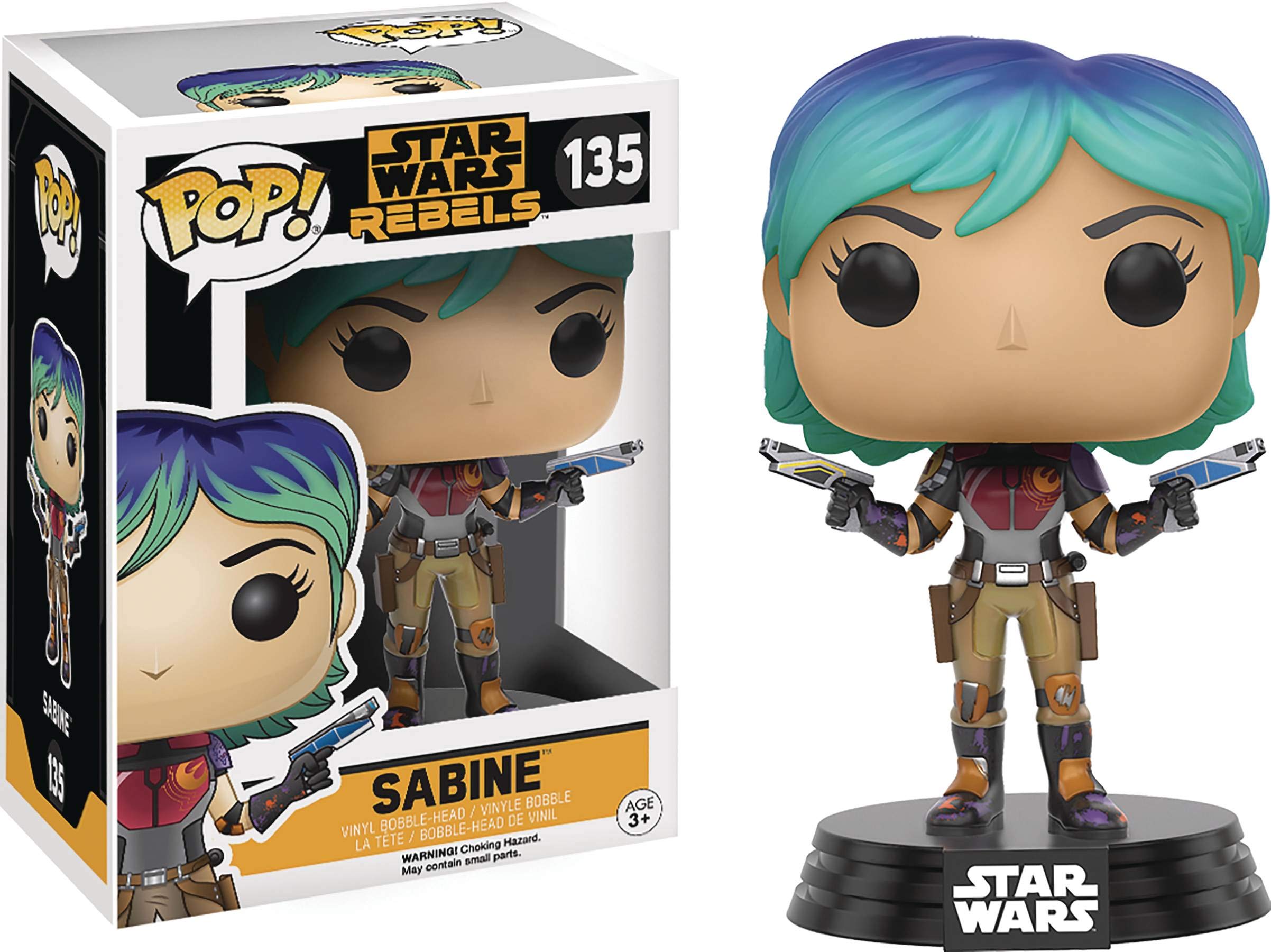 STAR WARS サビーヌ・レン サイン入りfunko pop! Amazon.com: POP Star Wars: Rebels - Sabine Wren Funko Pop! Vinyl